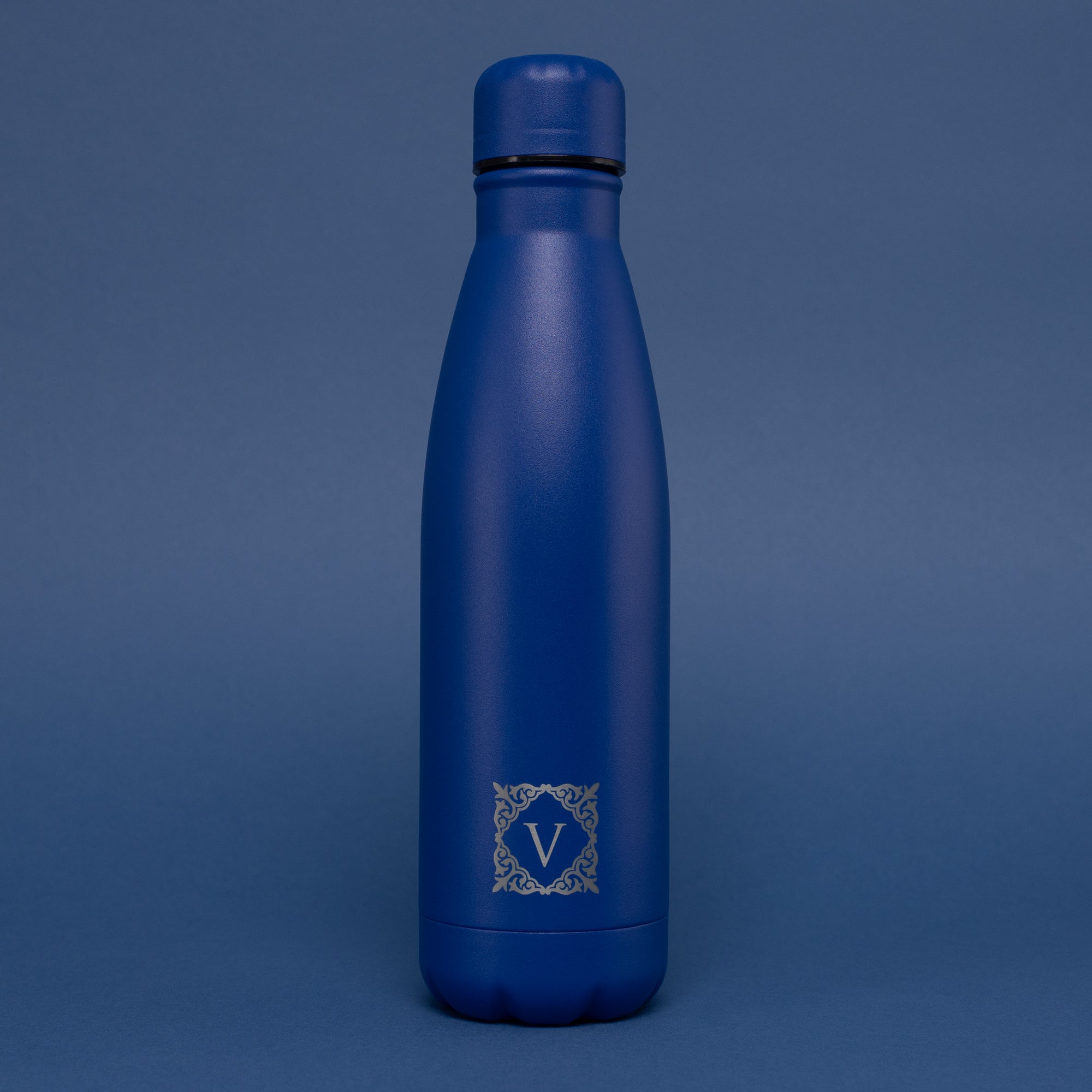 Navy Blue Versai Stainless Steel Water Bottle 500ml