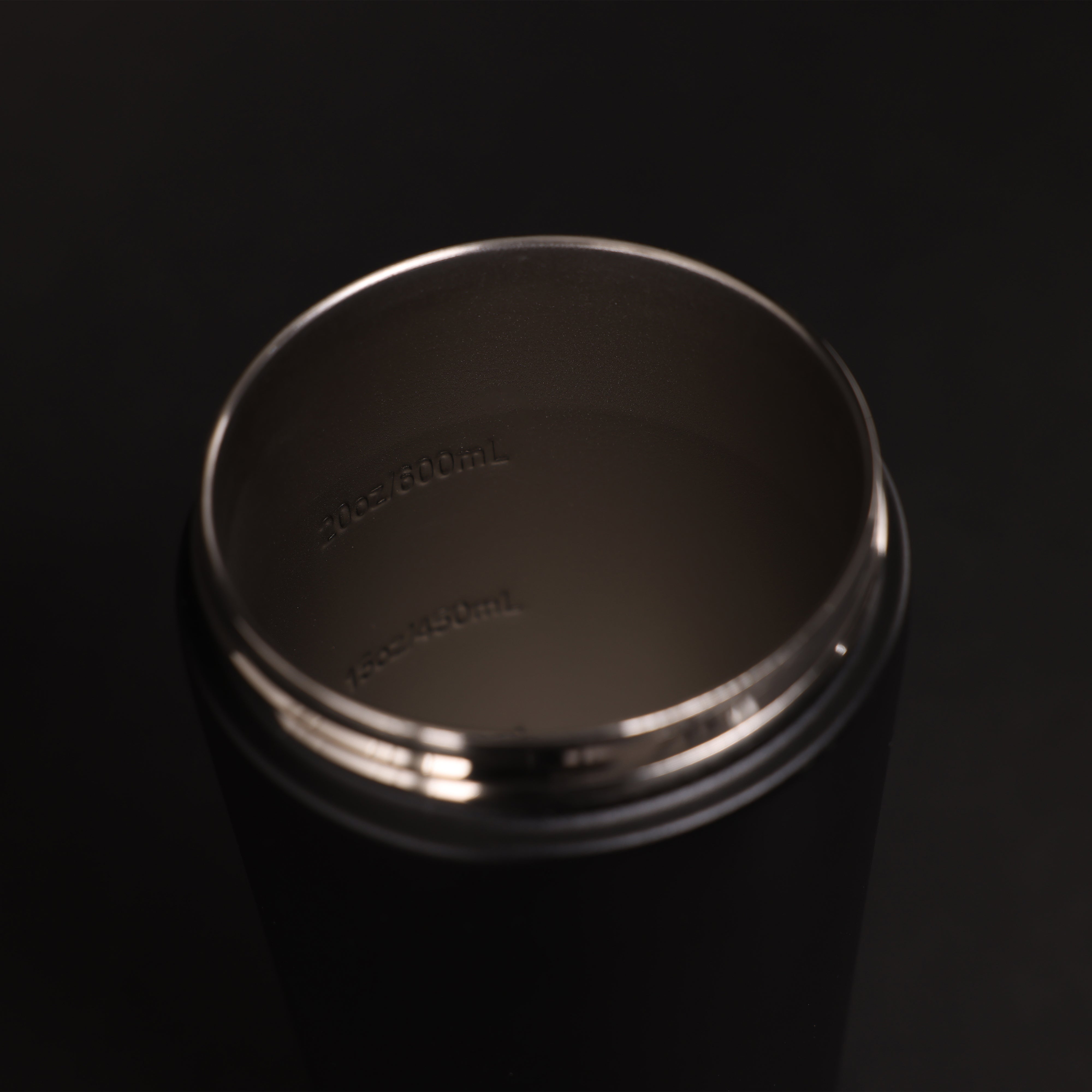 Versai Black Stainless Steel Protein Shaker 750ml