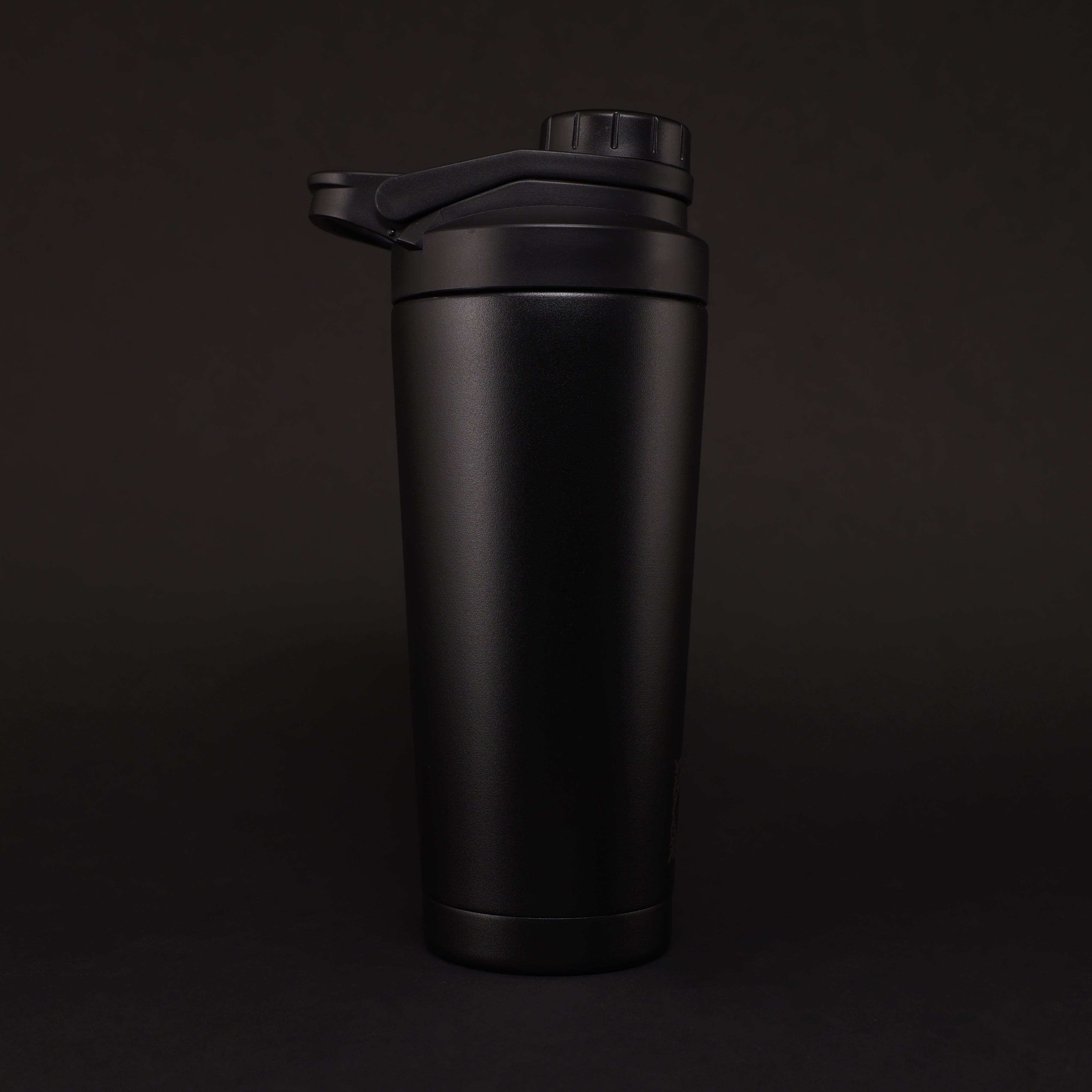 Versai Black Stainless Steel Protein Shaker 750ml