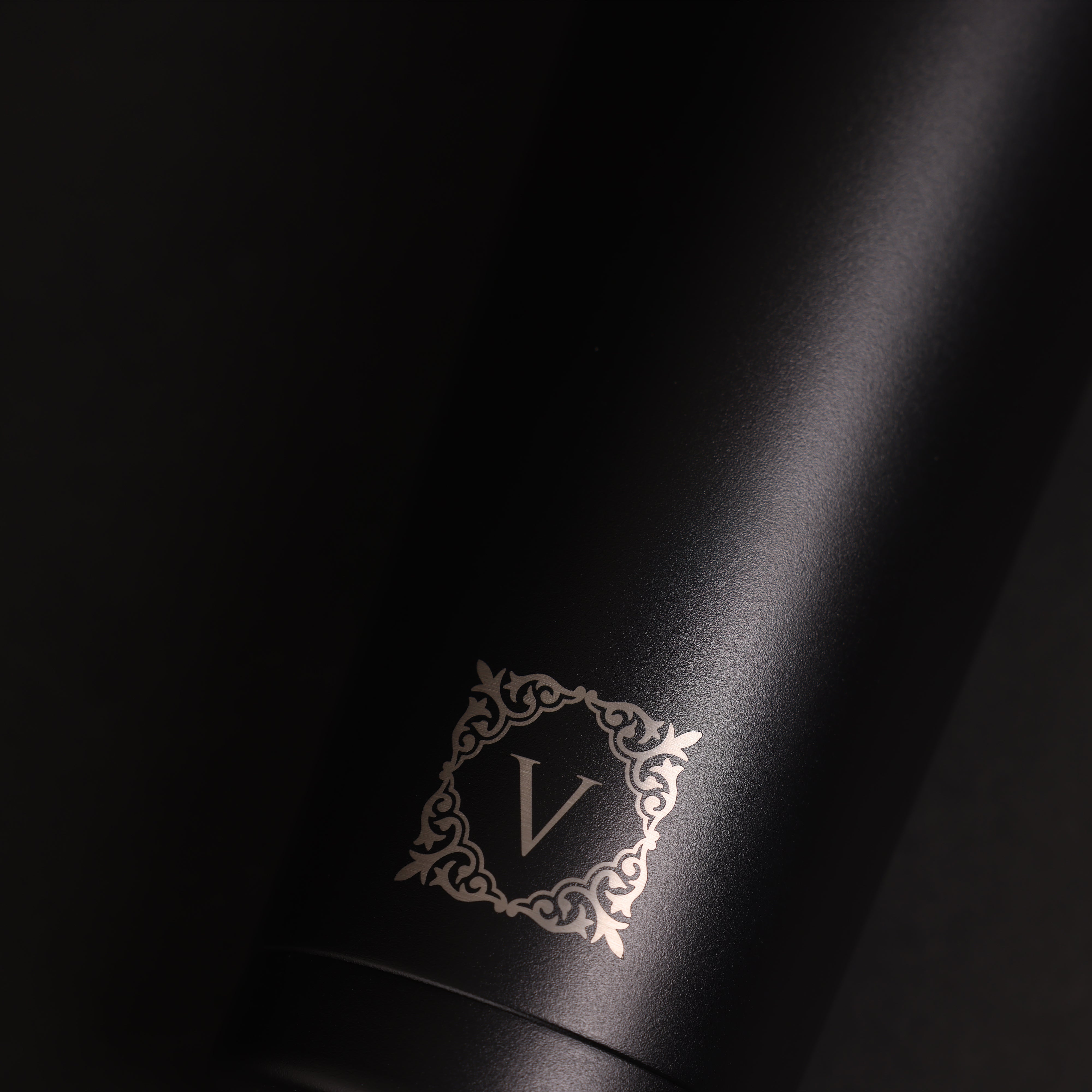 Versai Black Stainless Steel Protein Shaker 750ml