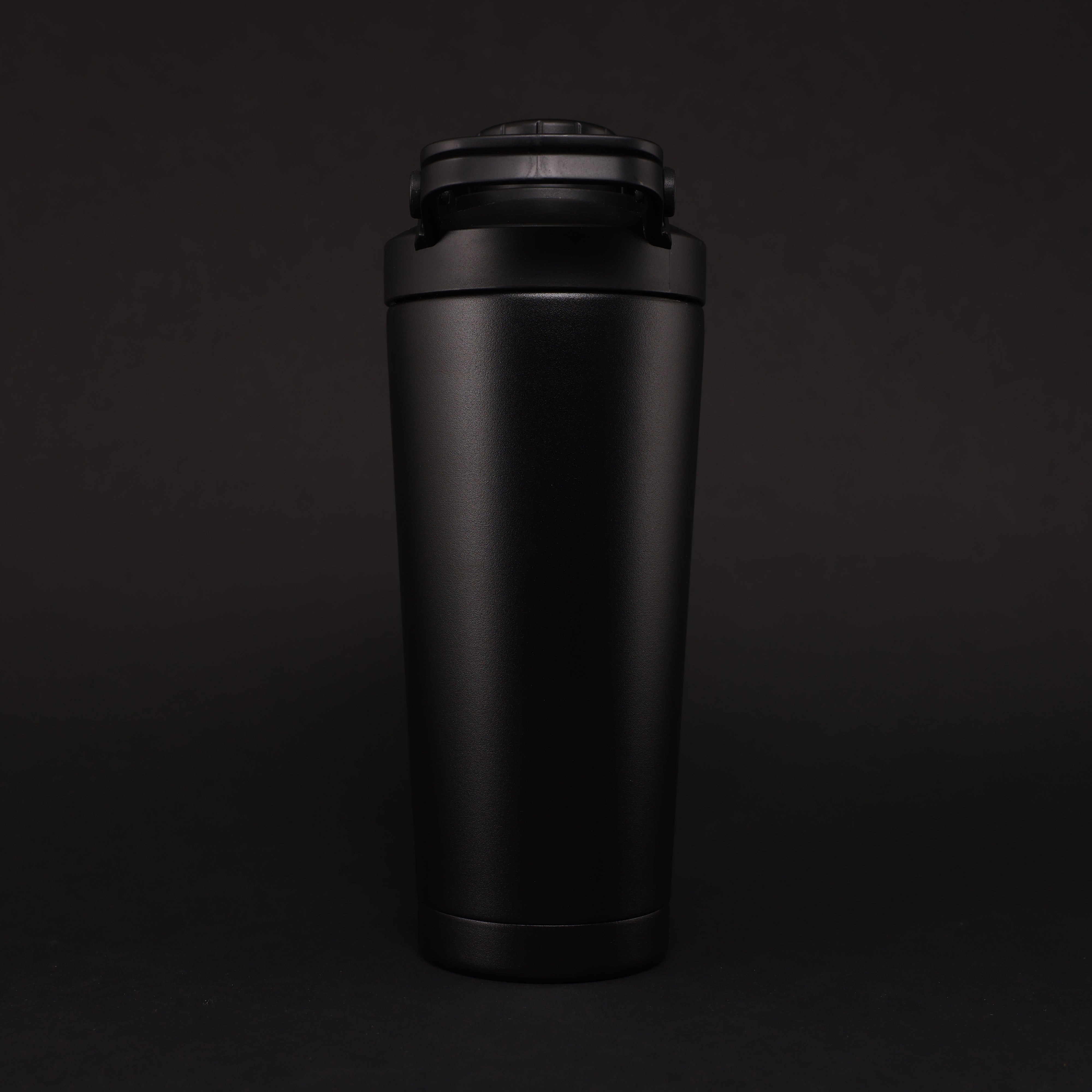 Versai Black Stainless Steel Protein Shaker 750ml