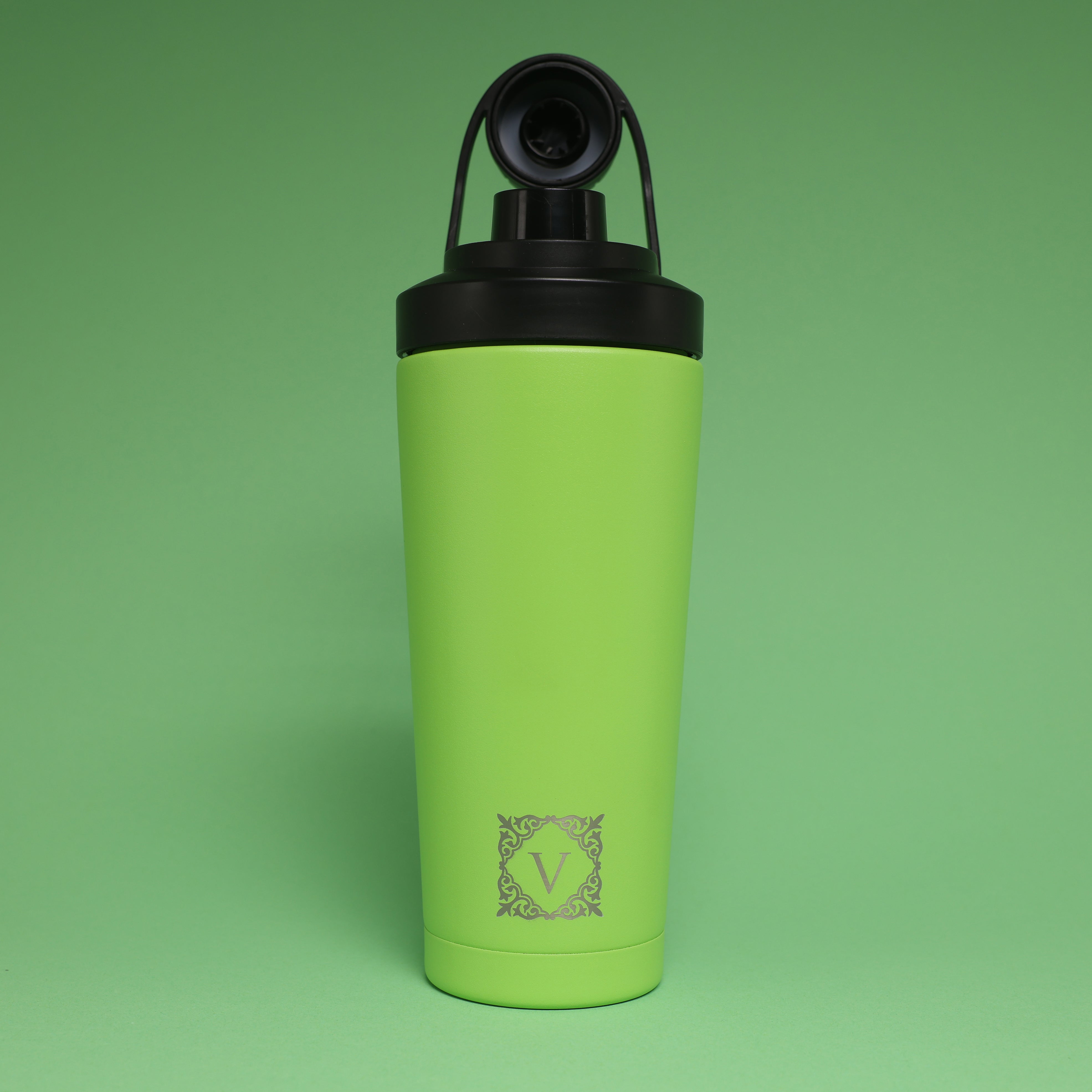 Versai Green Stainless Steel Protein Shaker 750ml