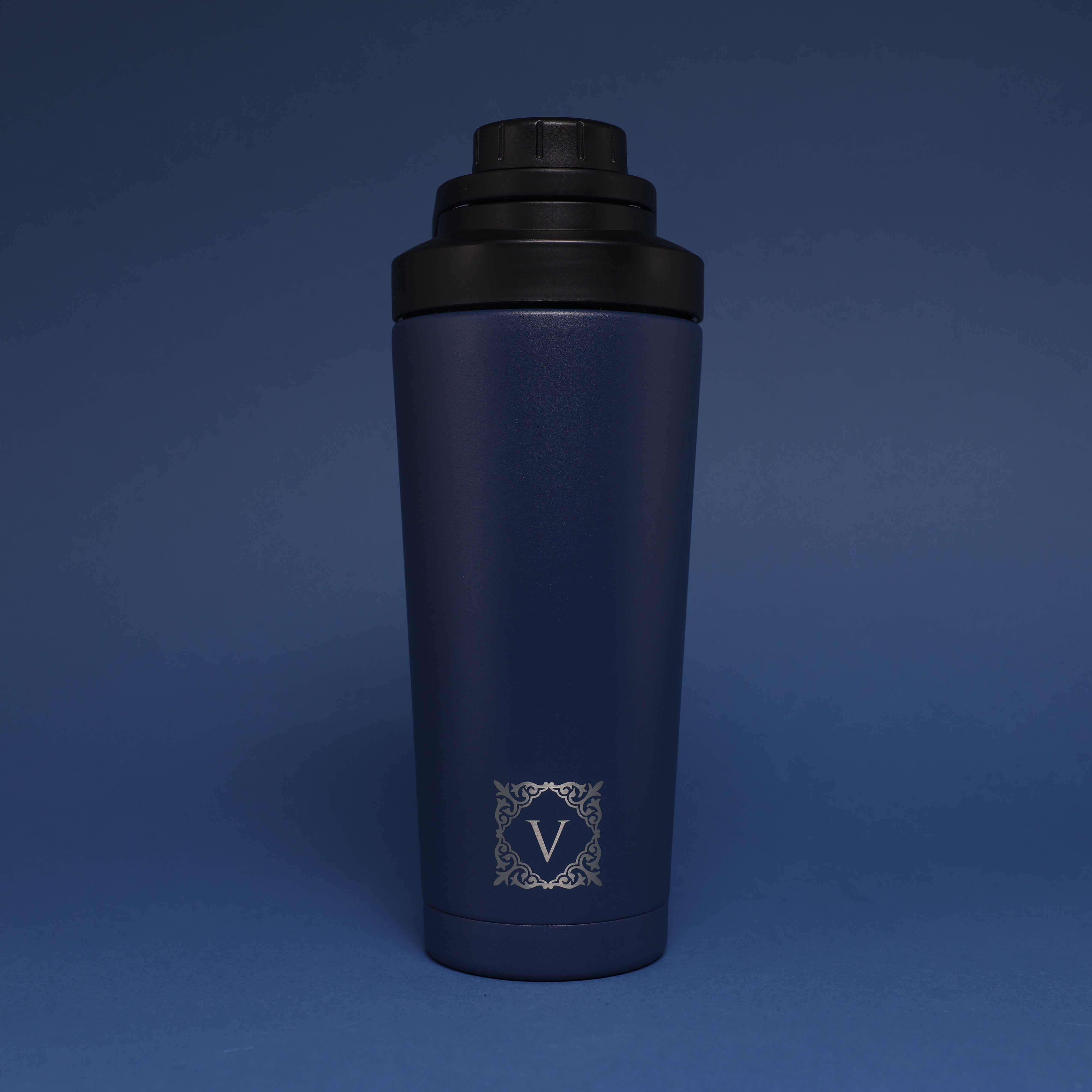 Versai Navy Stainless Steel Protein Shaker 750ml