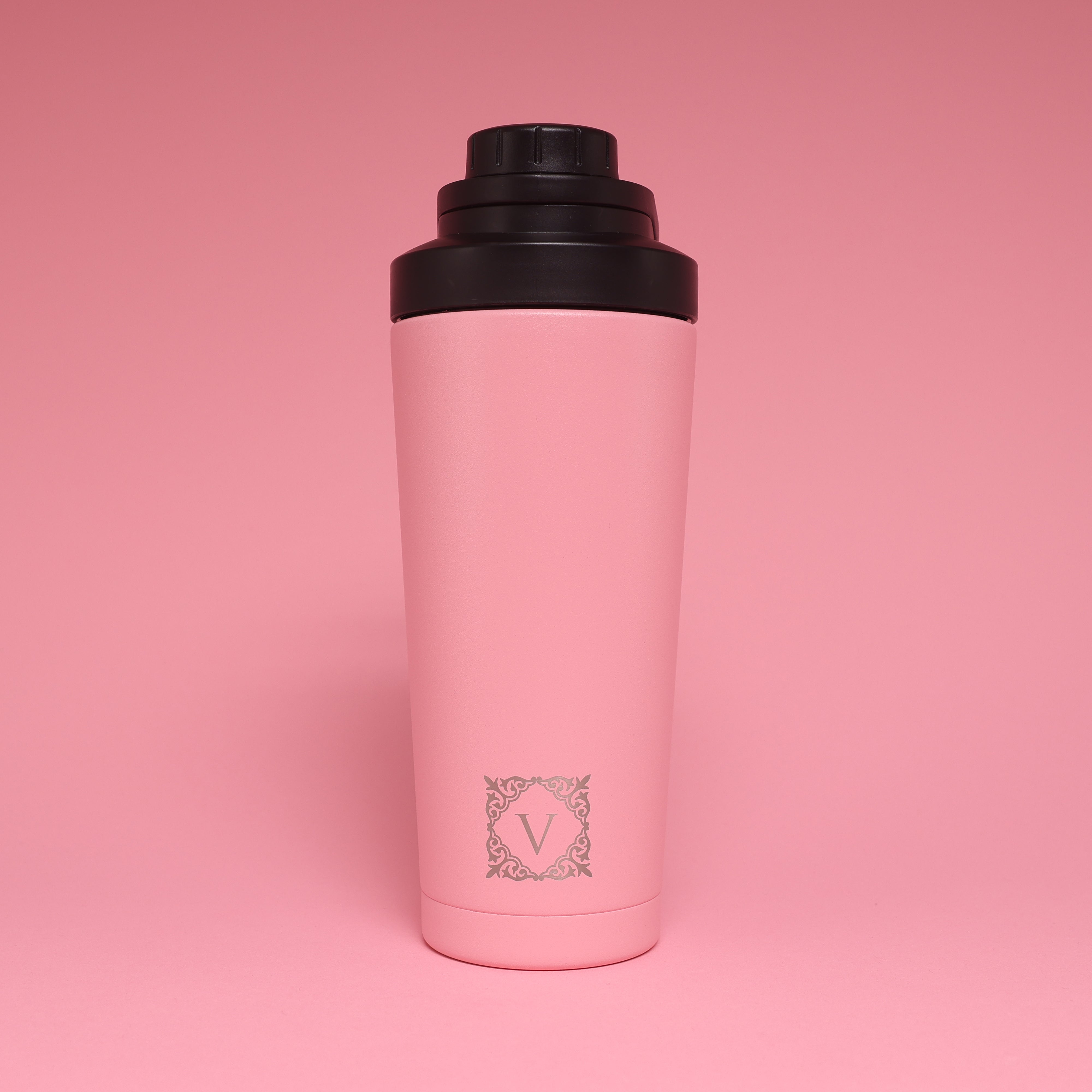 Versai Pink Stainless Steel Protein Shaker 750ml