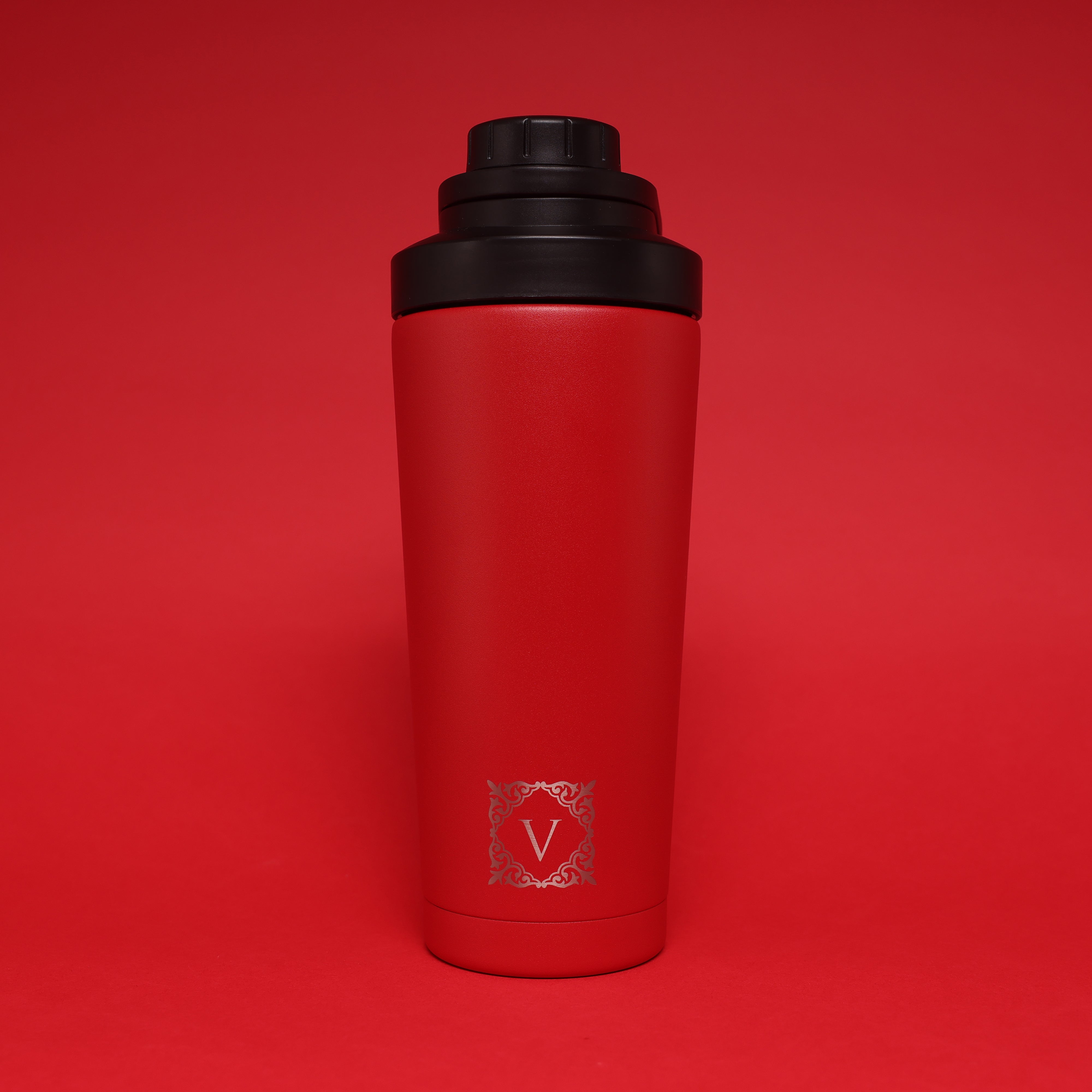 Versai Red Stainless Steel Protein Shaker 750ml