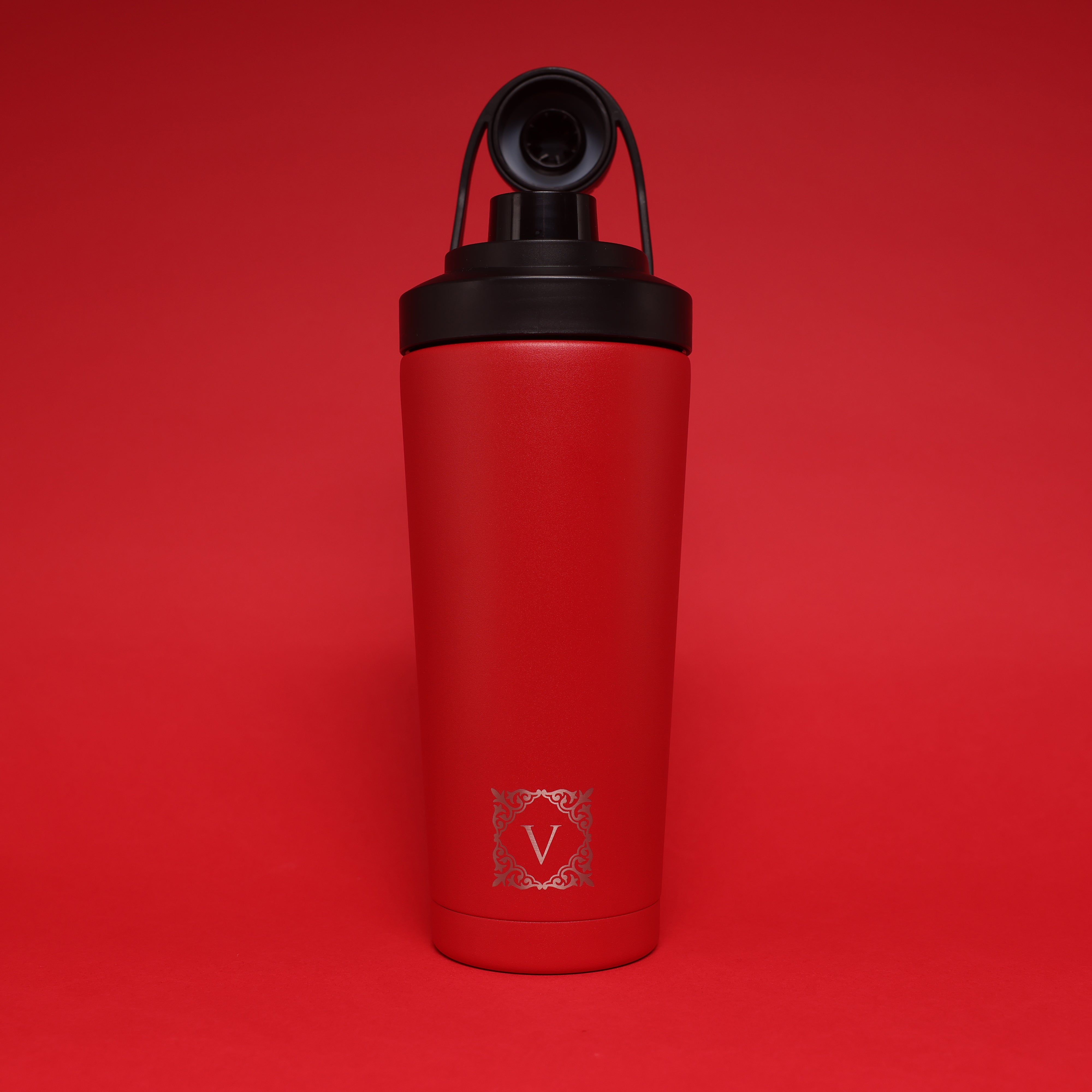 Versai Red Stainless Steel Protein Shaker 750ml