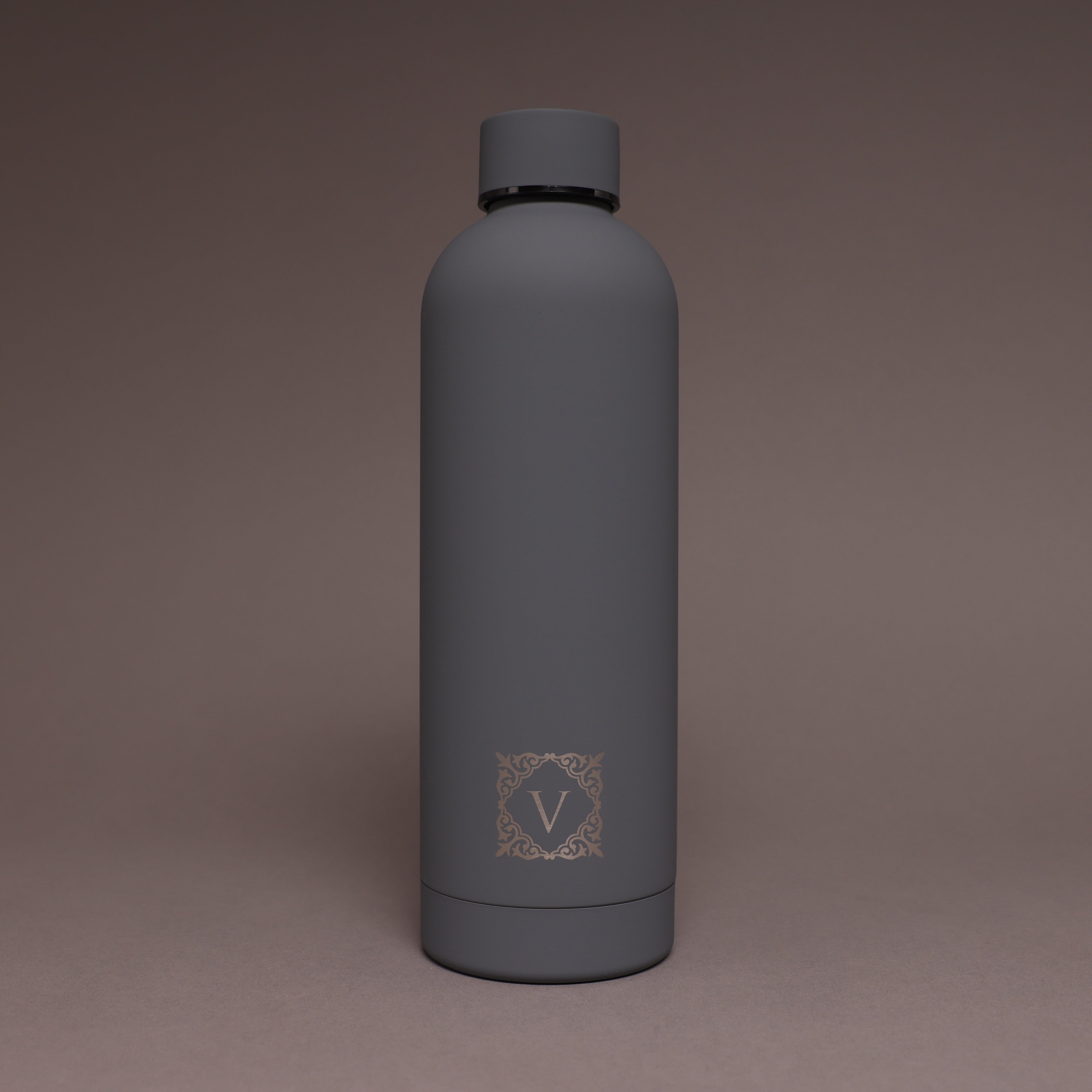 Versai Grey Stainless Steel Water Bottle 500ml - 750ml - 1L