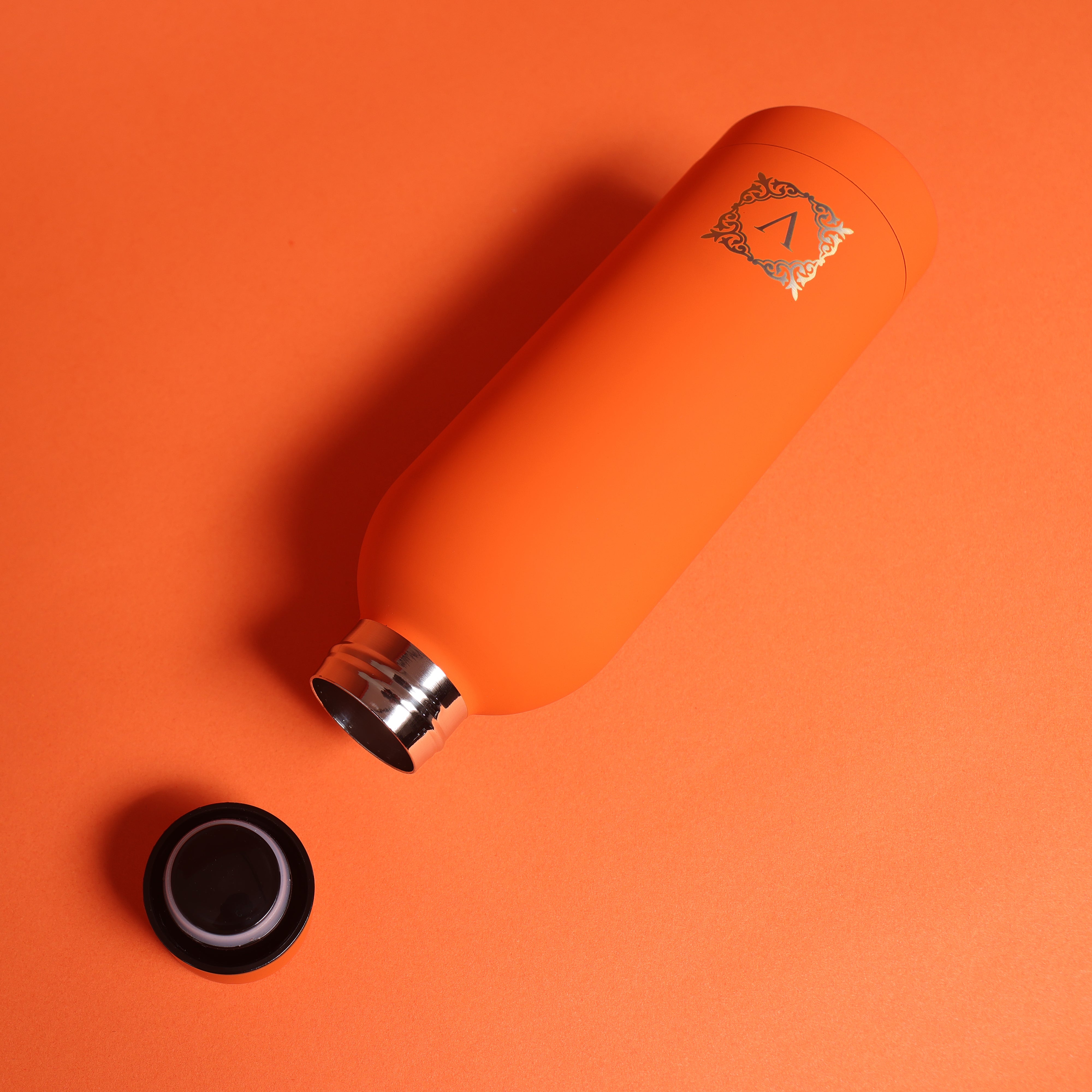Versai Orange Stainless Steel Water Bottle 500ml - 750ml - 1L