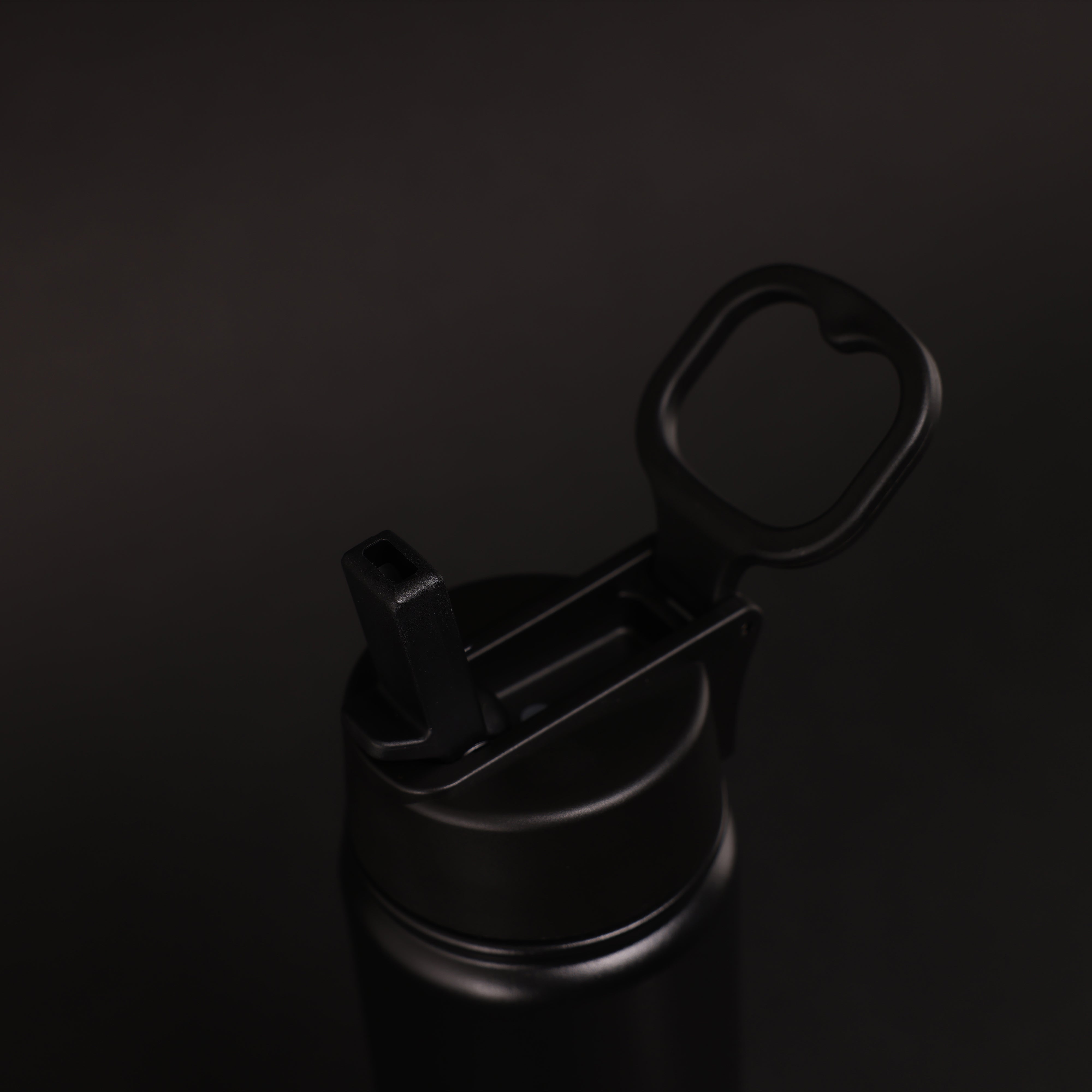 Versai Black Stainless Steel Straw Water Bottle (500ml / 650ml / 1L)