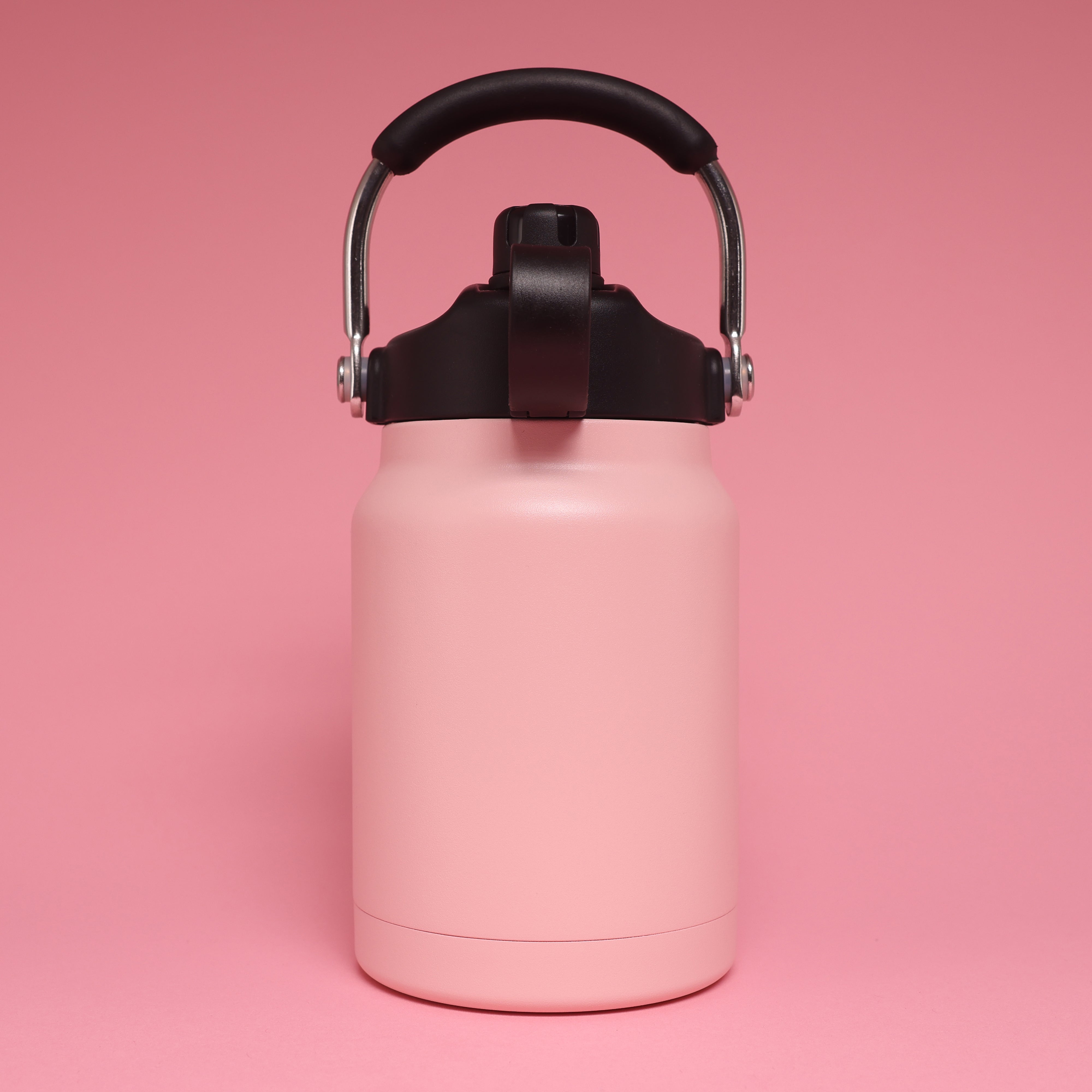 Versai 1L / 1.5L / 2.2L Pink Stainless Steel Straw Spout Water Bottle
