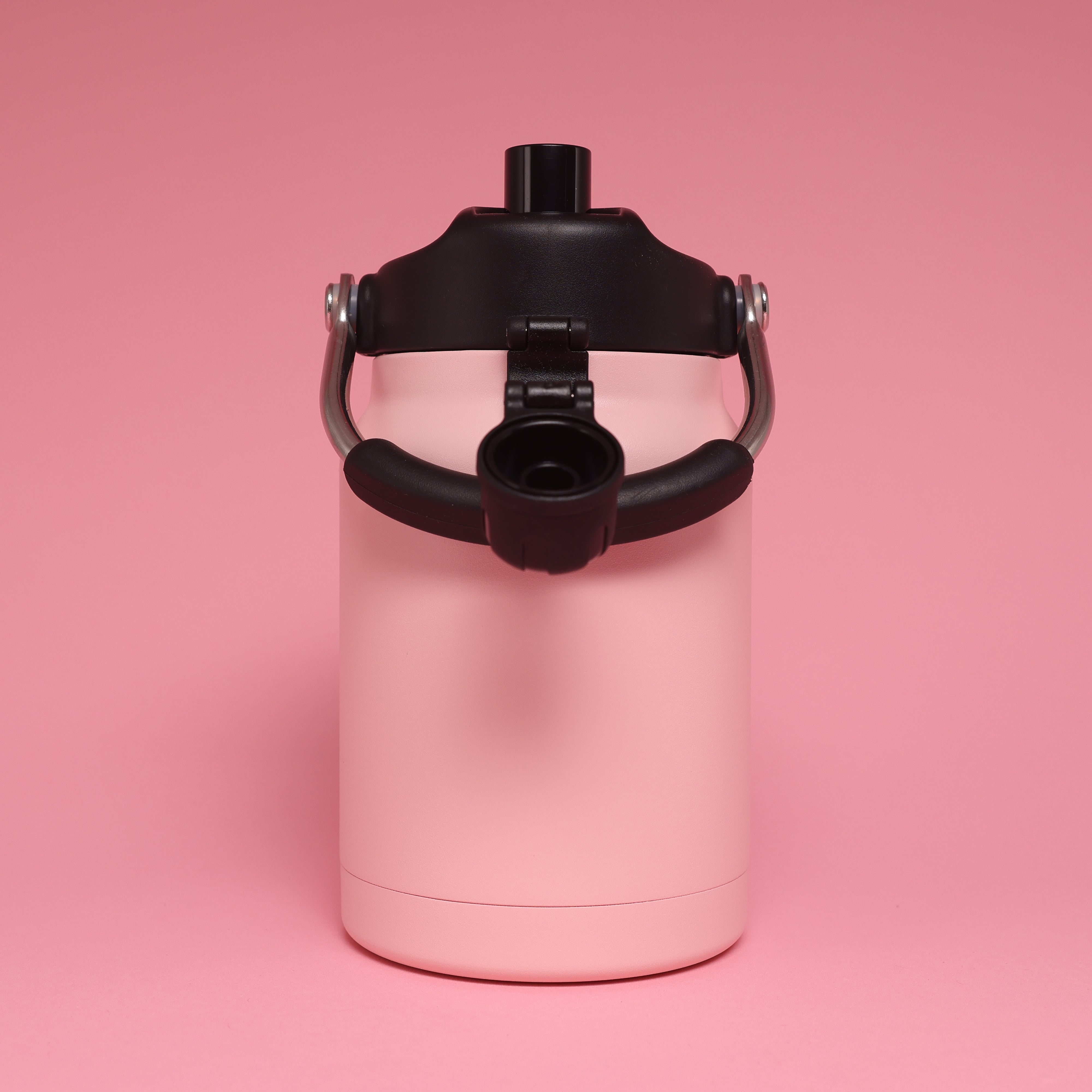 Versai 1L / 1.5L / 2.2L Pink Stainless Steel Straw Spout Water Bottle