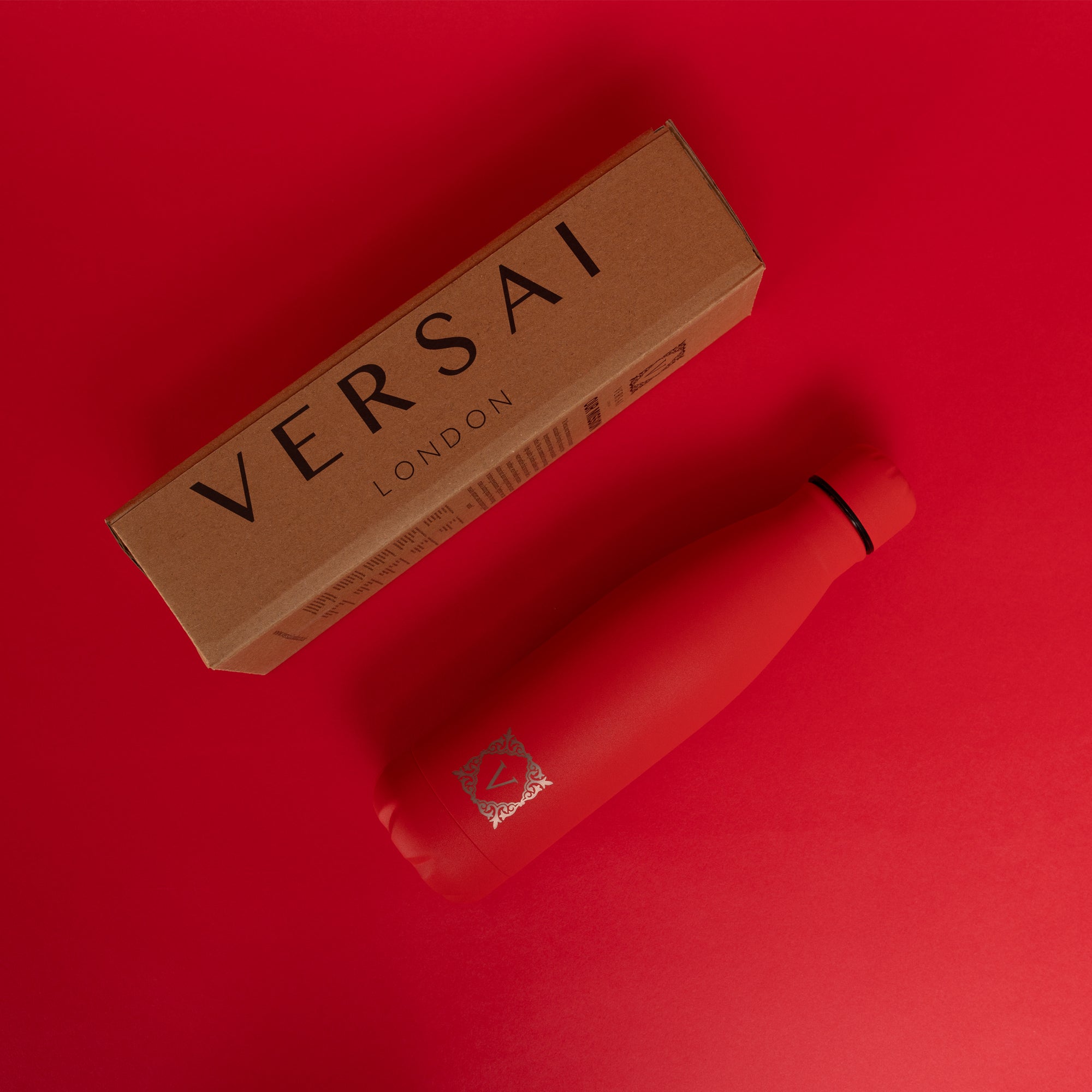 Red Versai Stainless Steel Water Bottle 500ml