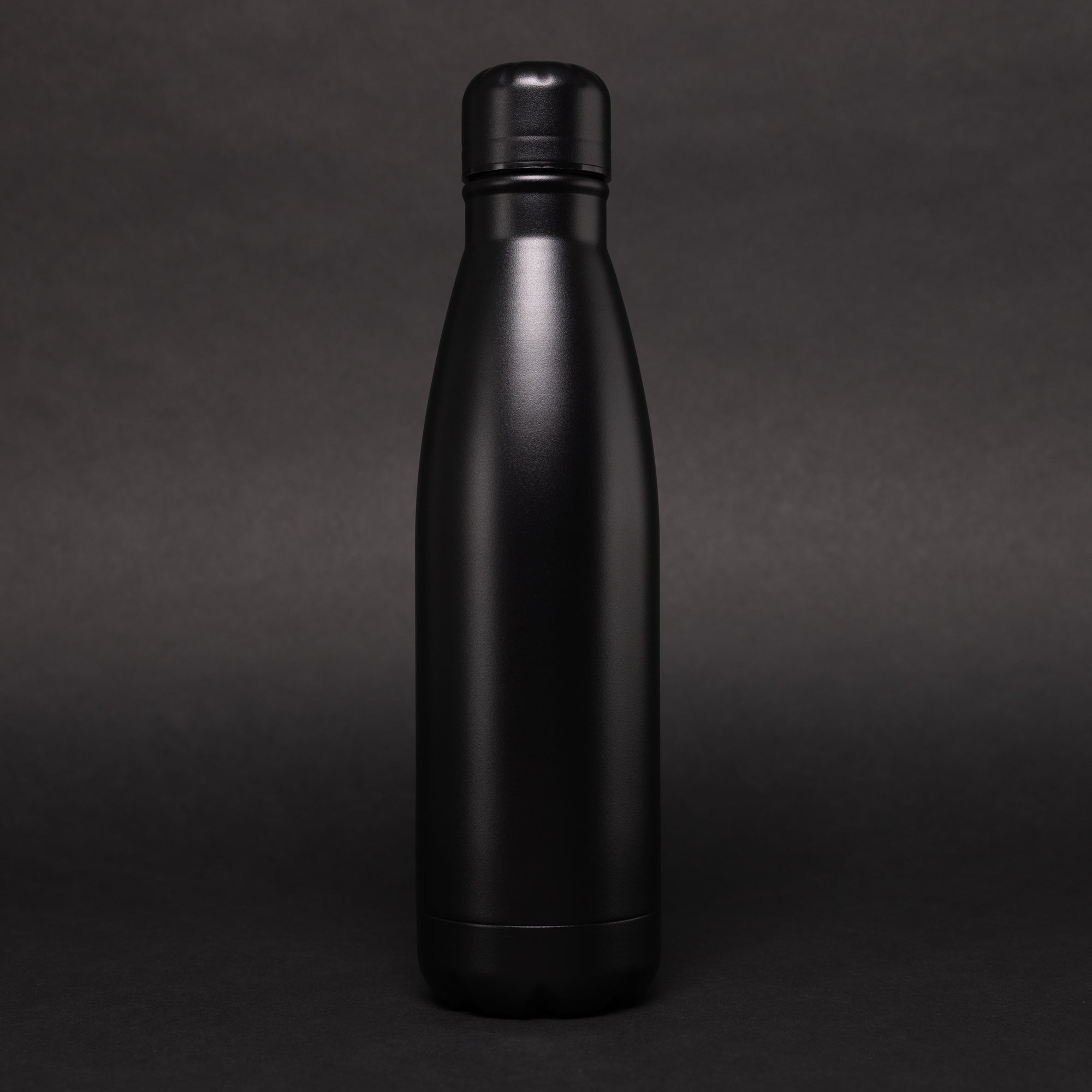 Black Versai Stainless Steel Water Bottle 500ml