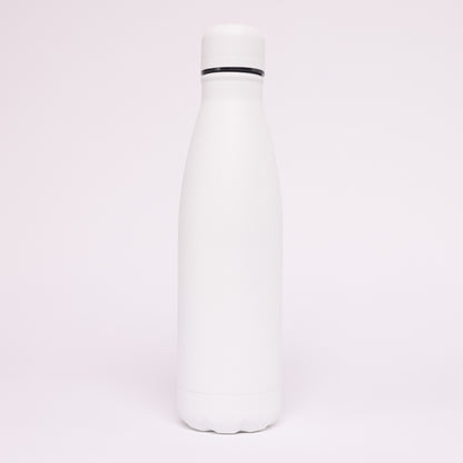 White Versai Stainless Steel Water Bottle 500ml