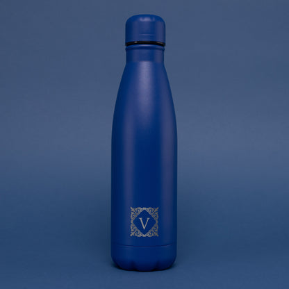 Navy Blue Versai Stainless Steel Water Bottle 500ml