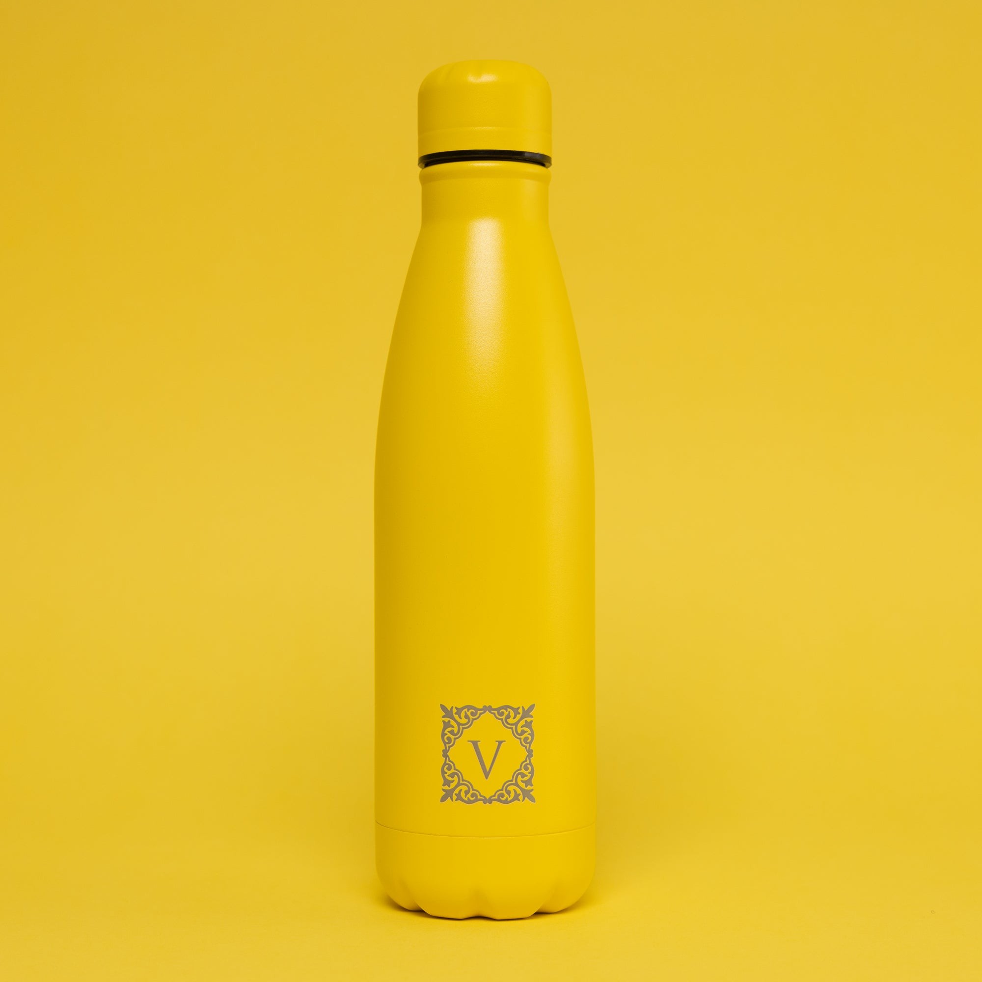 Yellow Versai Stainless Steel Water Bottle 500ml