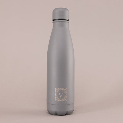 Grey Versai Stainless Steel Water Bottle 500ml