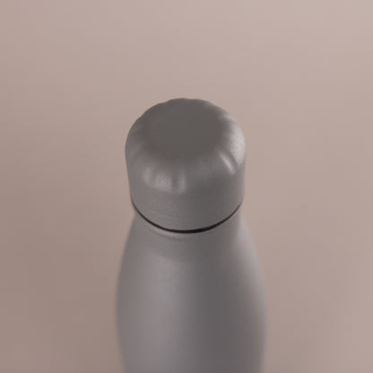 Grey Versai Stainless Steel Water Bottle 500ml