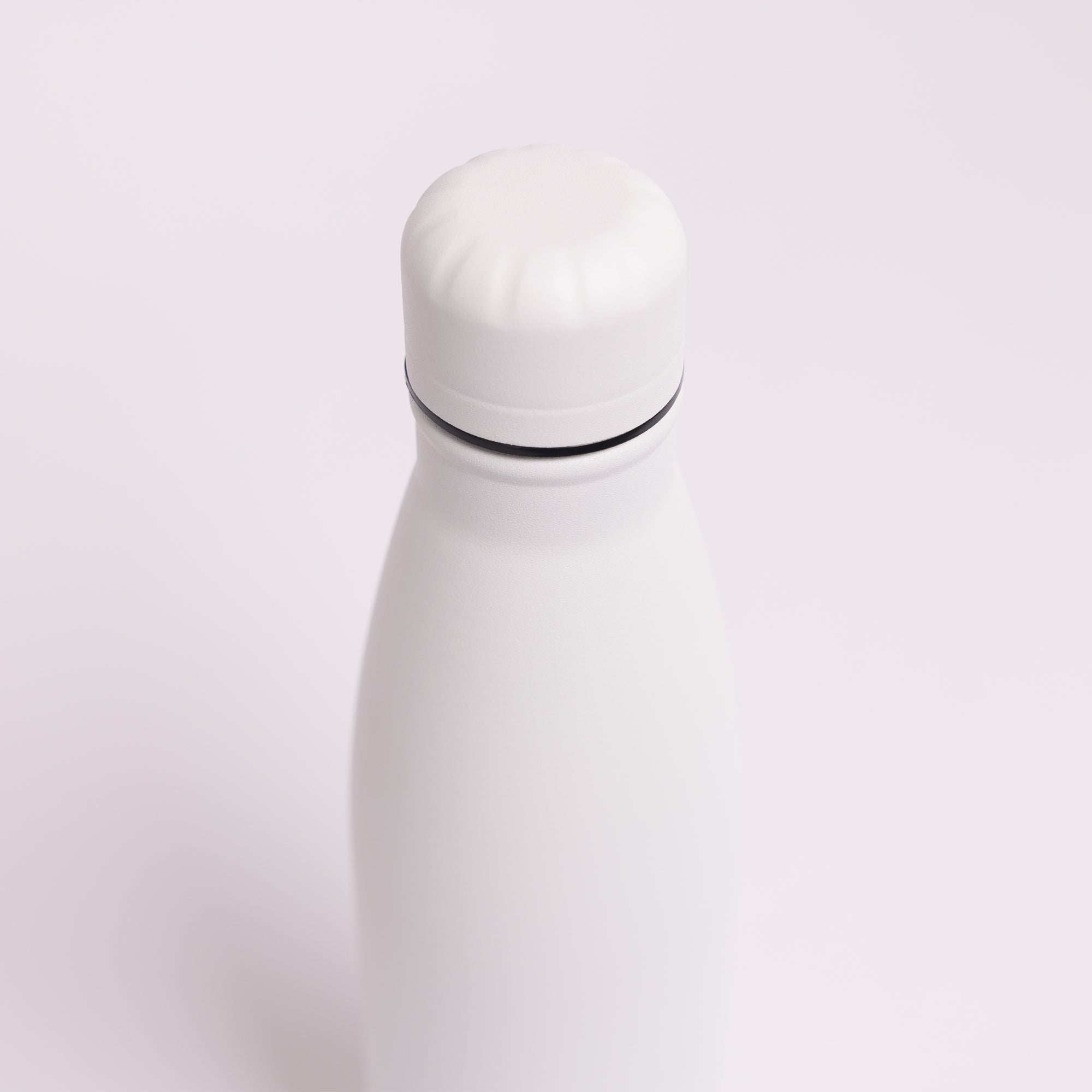 White Versai Stainless Steel Water Bottle 500ml