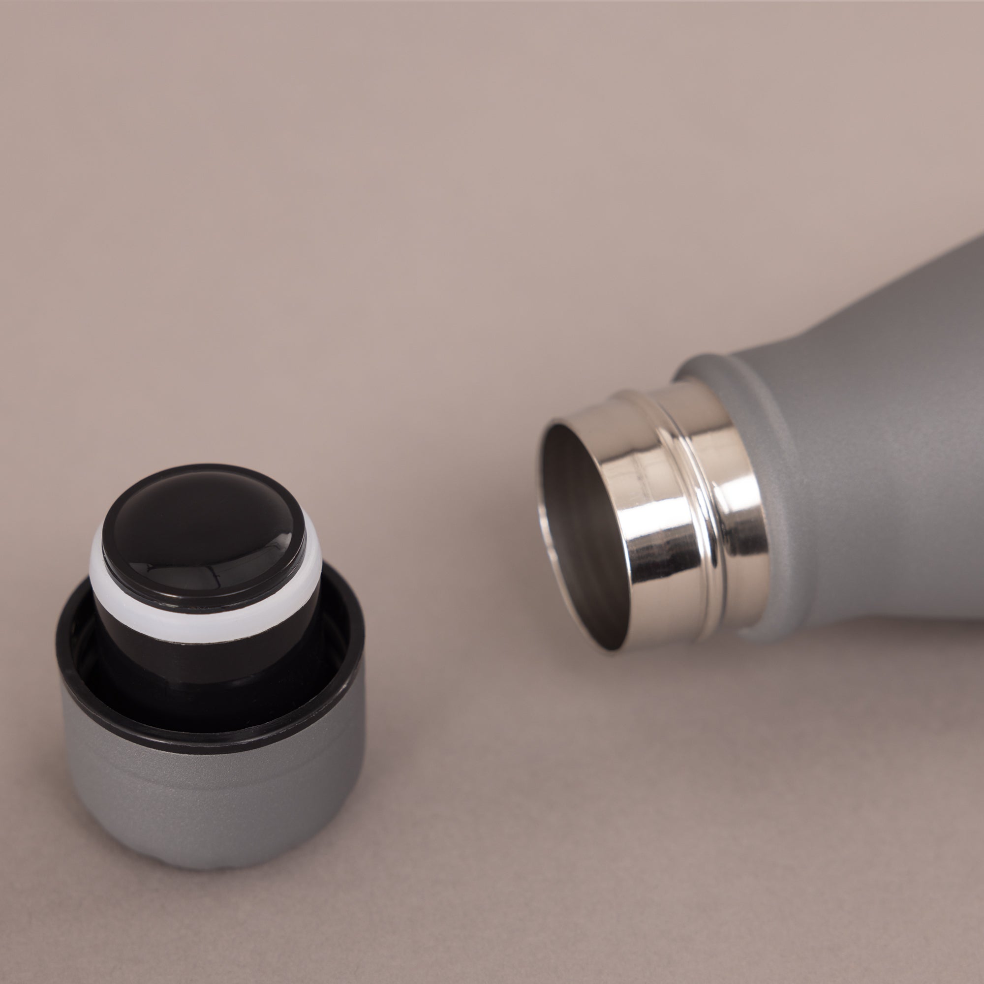 Grey Versai Stainless Steel Water Bottle 500ml