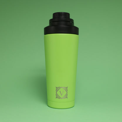 Versai Green Stainless Steel Protein Shaker 750ml