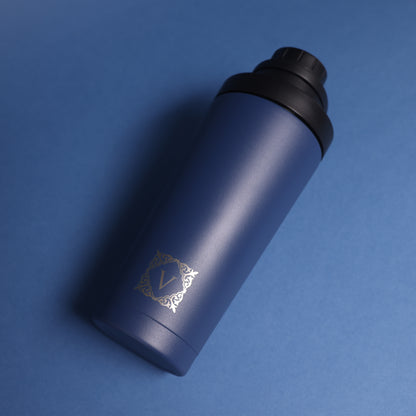 Versai Navy Stainless Steel Protein Shaker 750ml