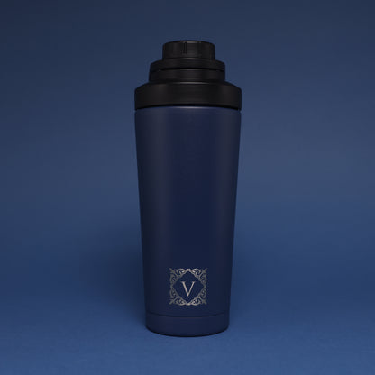 Versai Navy Stainless Steel Protein Shaker 750ml