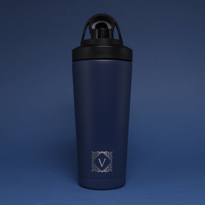 Versai Navy Stainless Steel Protein Shaker 750ml