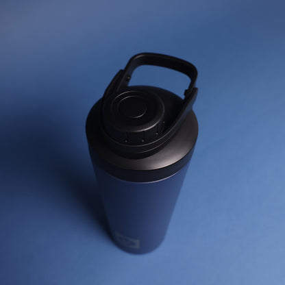 Versai Navy Stainless Steel Protein Shaker 750ml