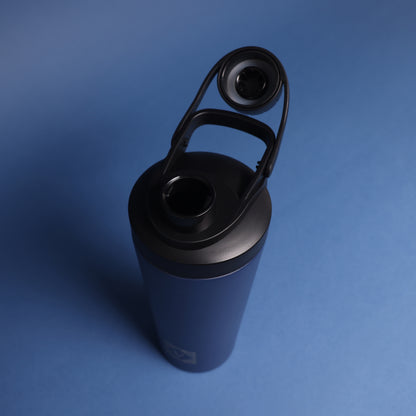 Versai Navy Stainless Steel Protein Shaker 750ml