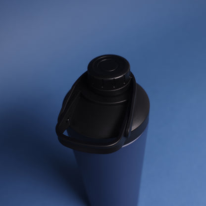 Versai Navy Stainless Steel Protein Shaker 750ml