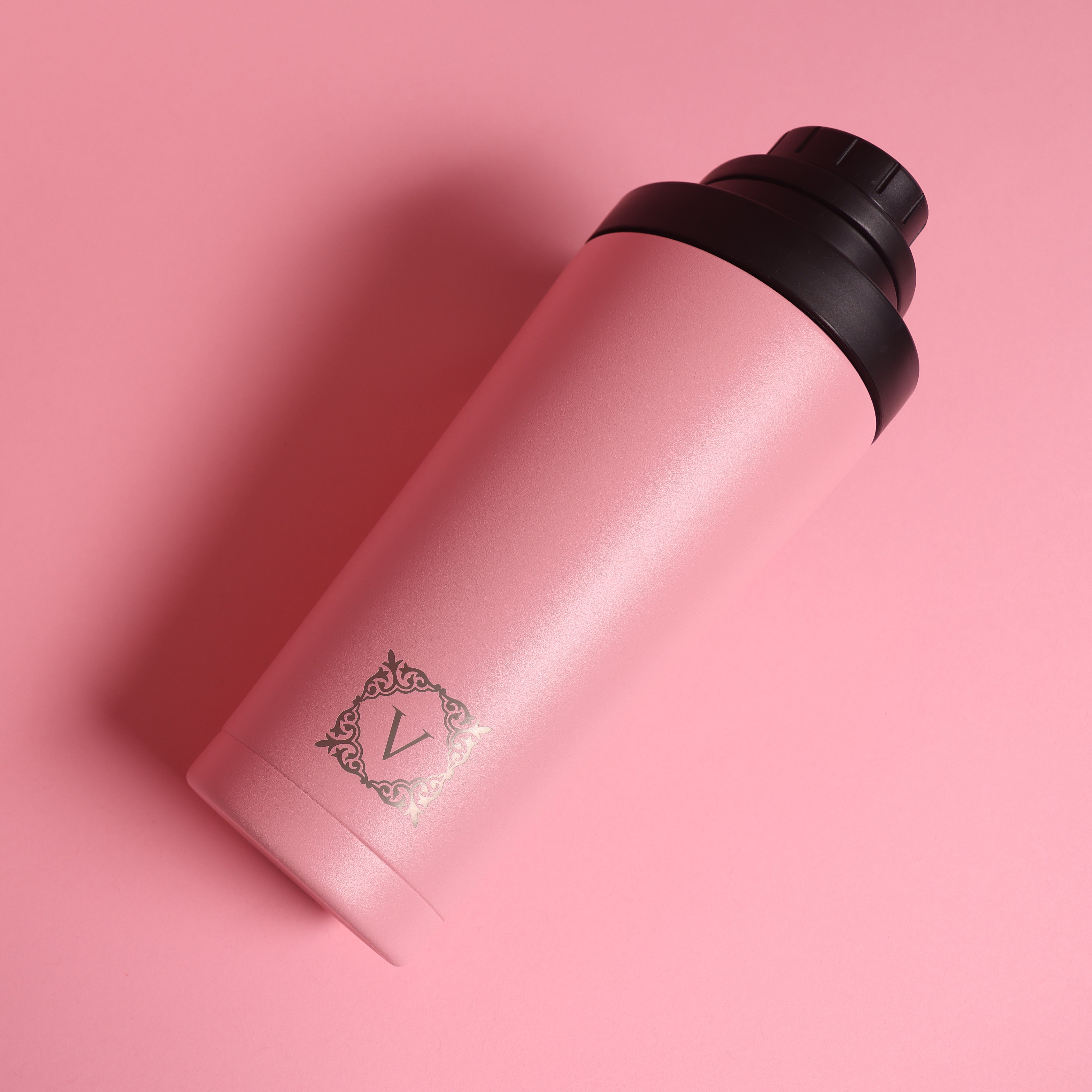 Versai Pink Stainless Steel Protein Shaker 750ml