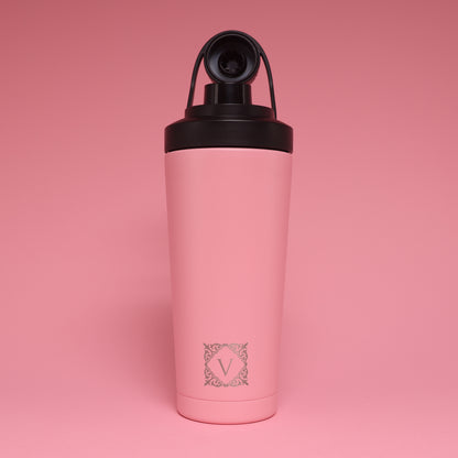 Versai Pink Stainless Steel Protein Shaker 750ml
