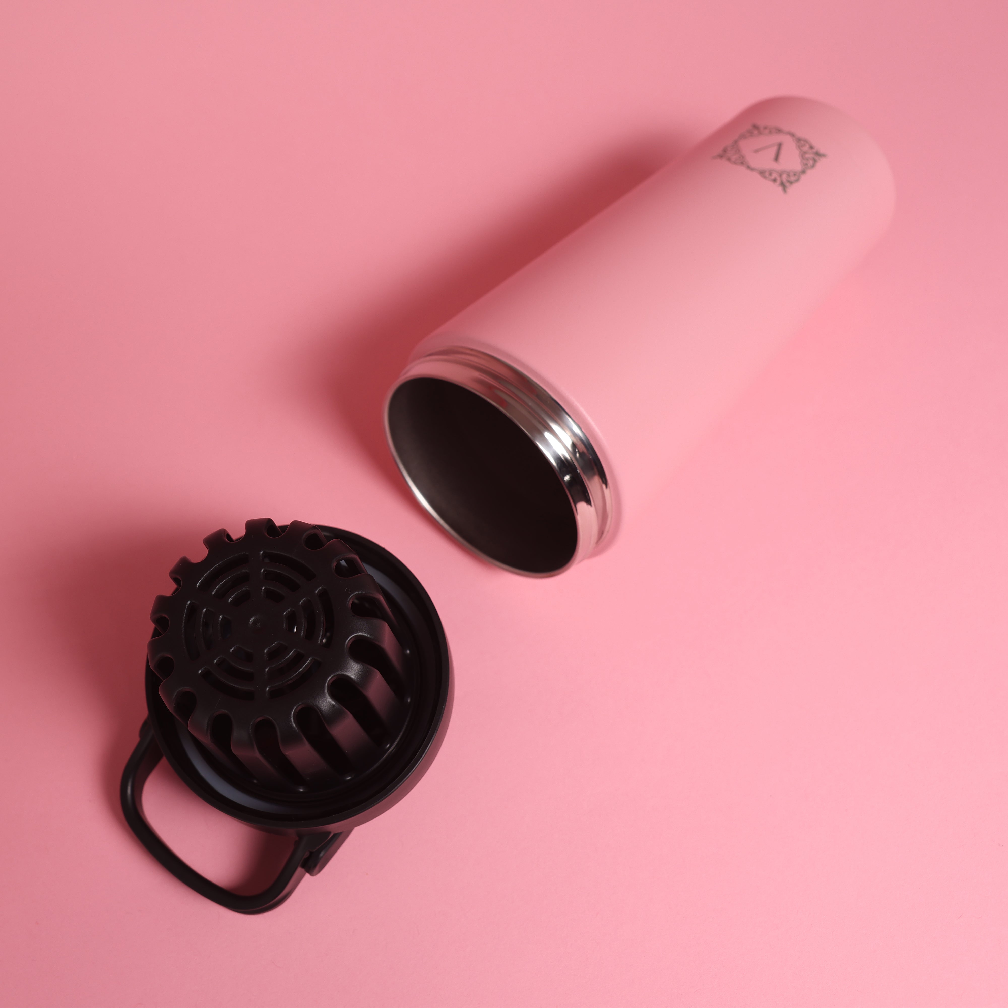 Versai Pink Stainless Steel Protein Shaker 750ml