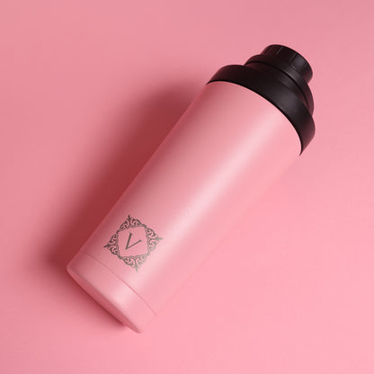 Versai Pink Stainless Steel Protein Shaker 750ml