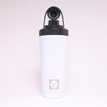 Versai White Stainless Steel Protein Shaker 750ml