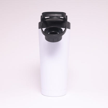 Versai White Stainless Steel Protein Shaker 750ml