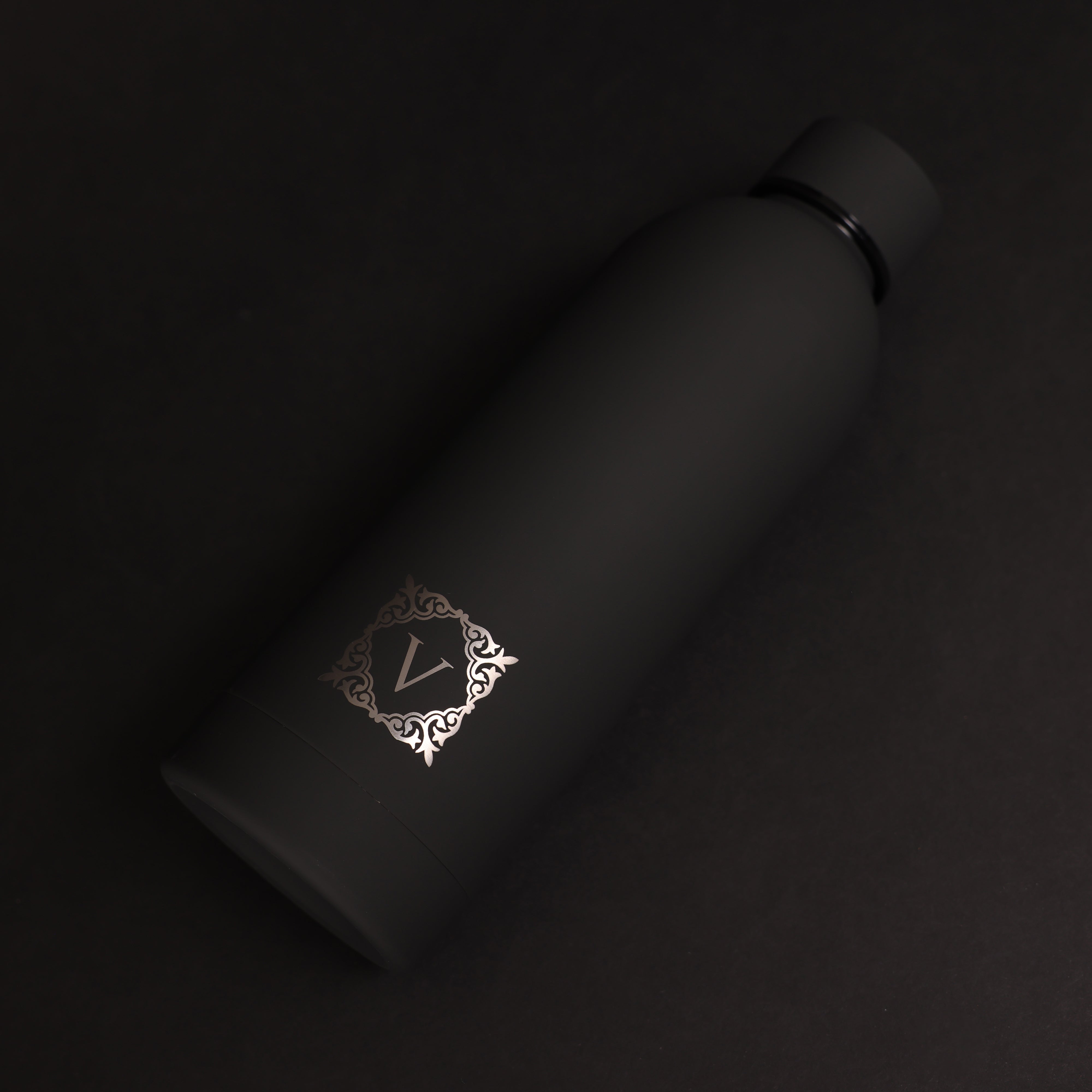 Versai Black Stainless Steel Water Bottle 500ml - 750ml - 1L