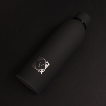 Versai Black Stainless Steel Water Bottle 500ml - 750ml - 1L