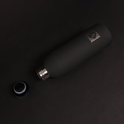 Versai Black Stainless Steel Water Bottle 500ml - 750ml - 1L