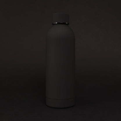 Versai Black Stainless Steel Water Bottle 500ml - 750ml - 1L