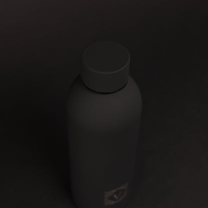 Versai Black Stainless Steel Water Bottle 500ml - 750ml - 1L