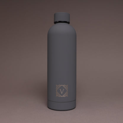 Versai Grey Stainless Steel Water Bottle 500ml - 750ml - 1L