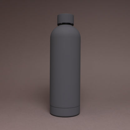 Versai Grey Stainless Steel Water Bottle 500ml - 750ml - 1L