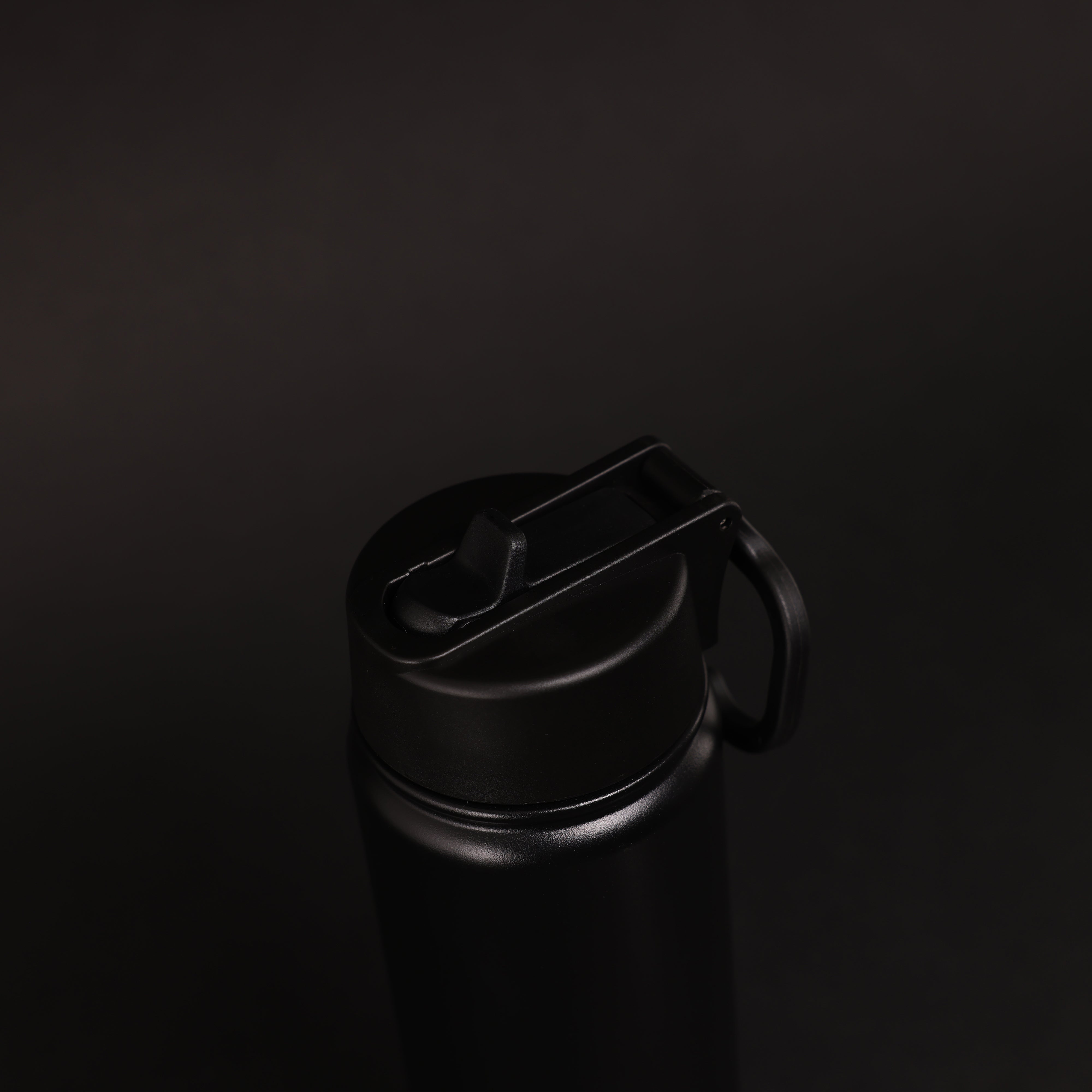 Versai Black Stainless Steel Straw Water Bottle (500ml / 650ml / 1L)