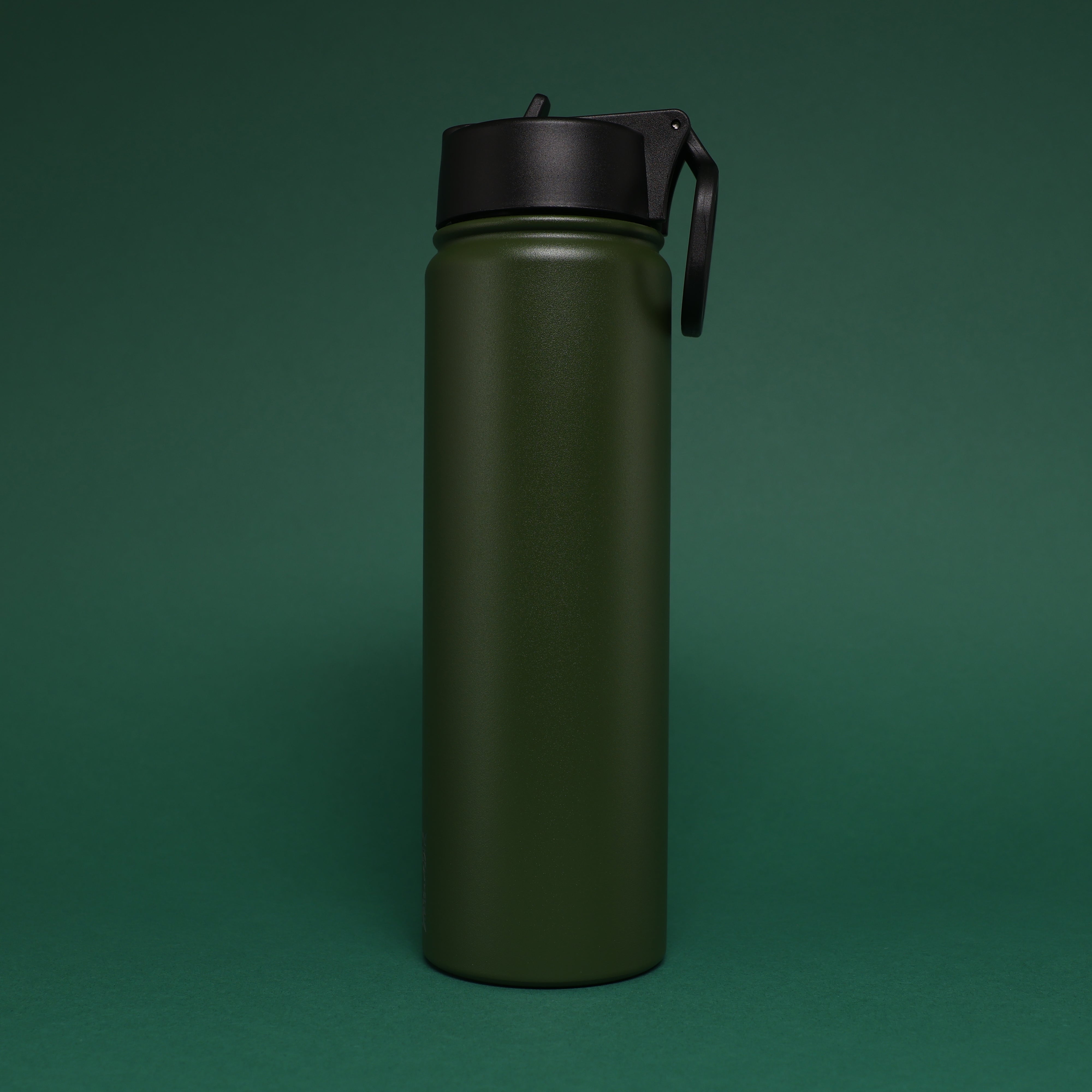 Versai Green Stainless Steel Straw Water Bottle (500ml / 650ml / 1L)