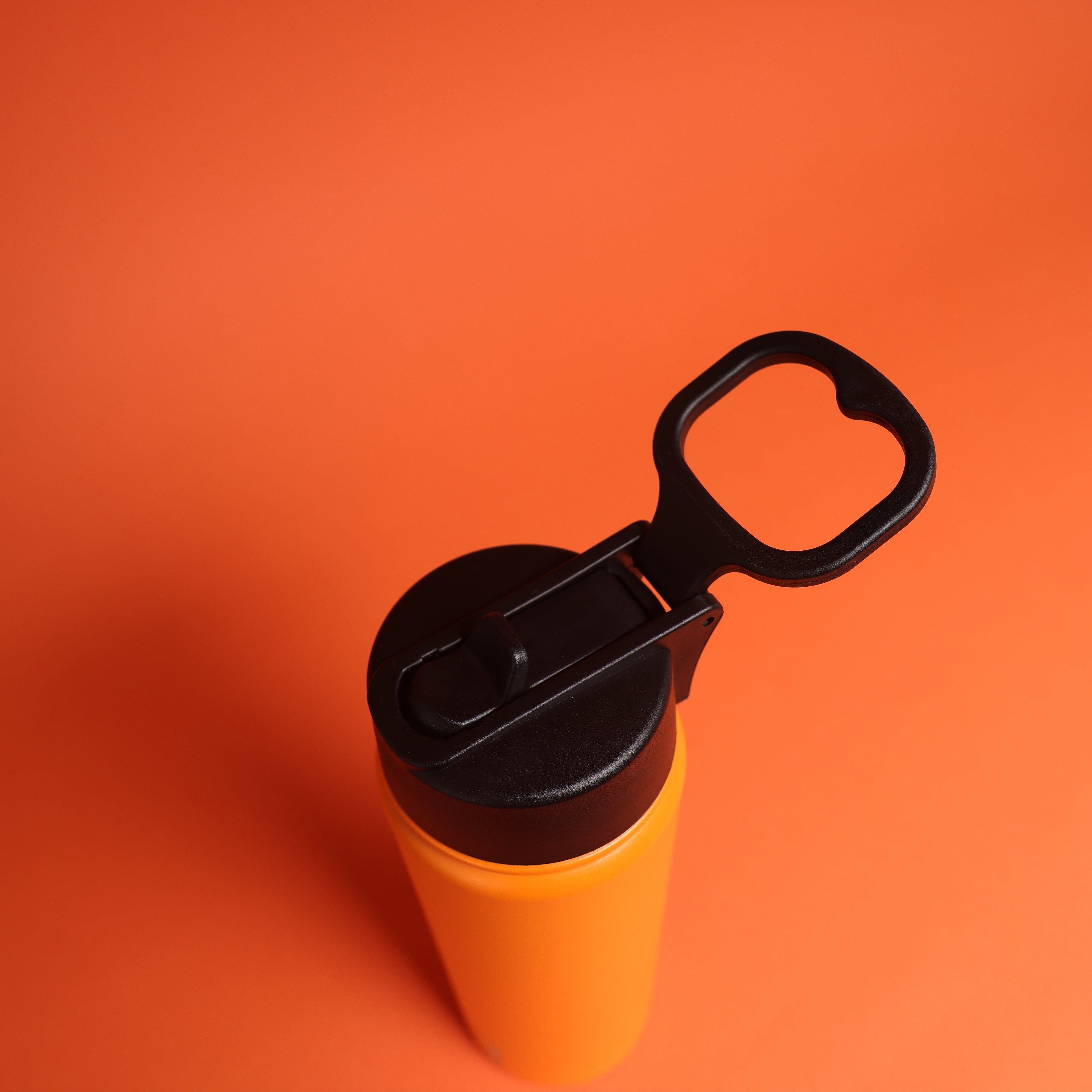 Versai Orange Stainless Steel Straw Water Bottle (500ml / 650ml / 1L)