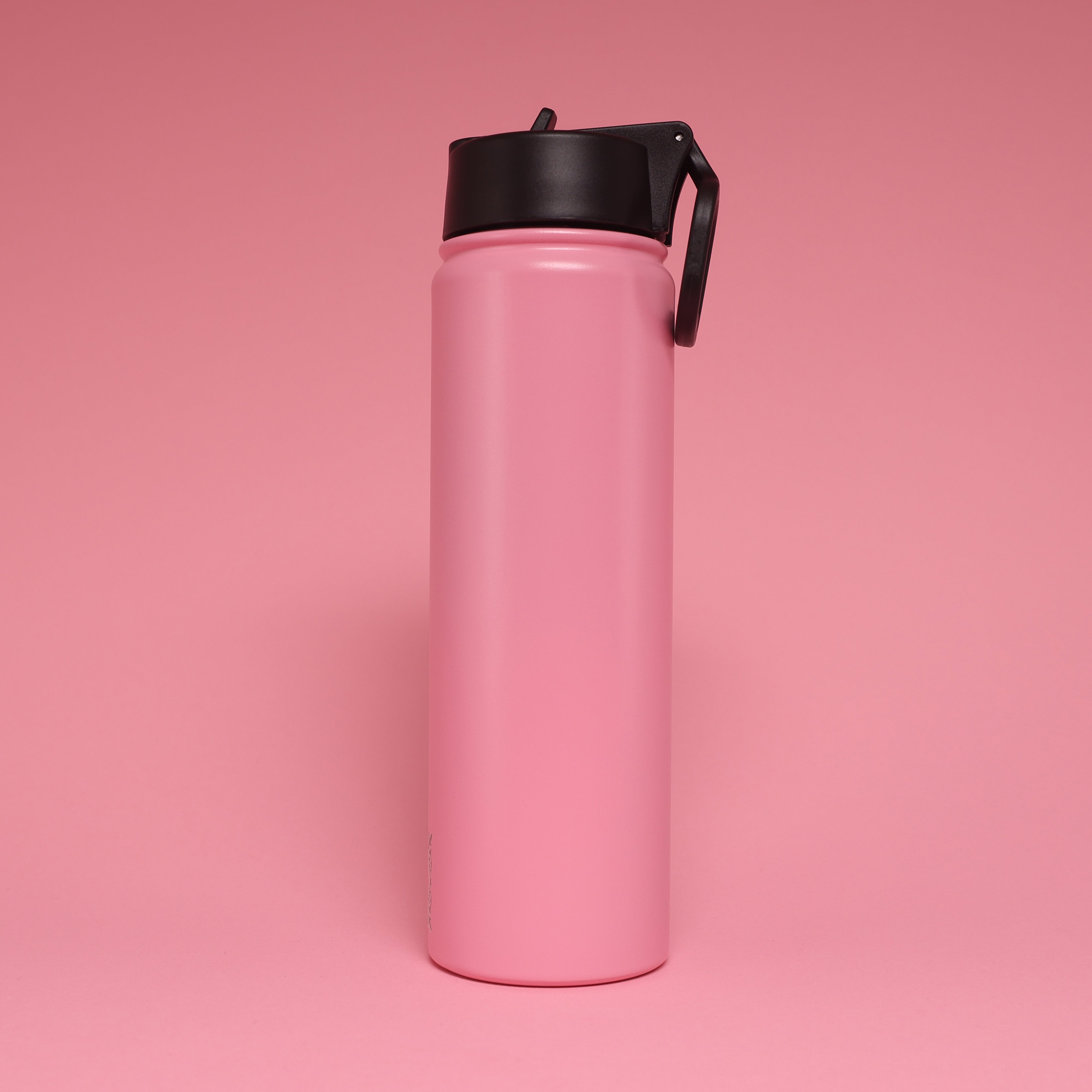 Versai Pink Stainless Steel Straw Water Bottle (500ml / 650ml / 1L)