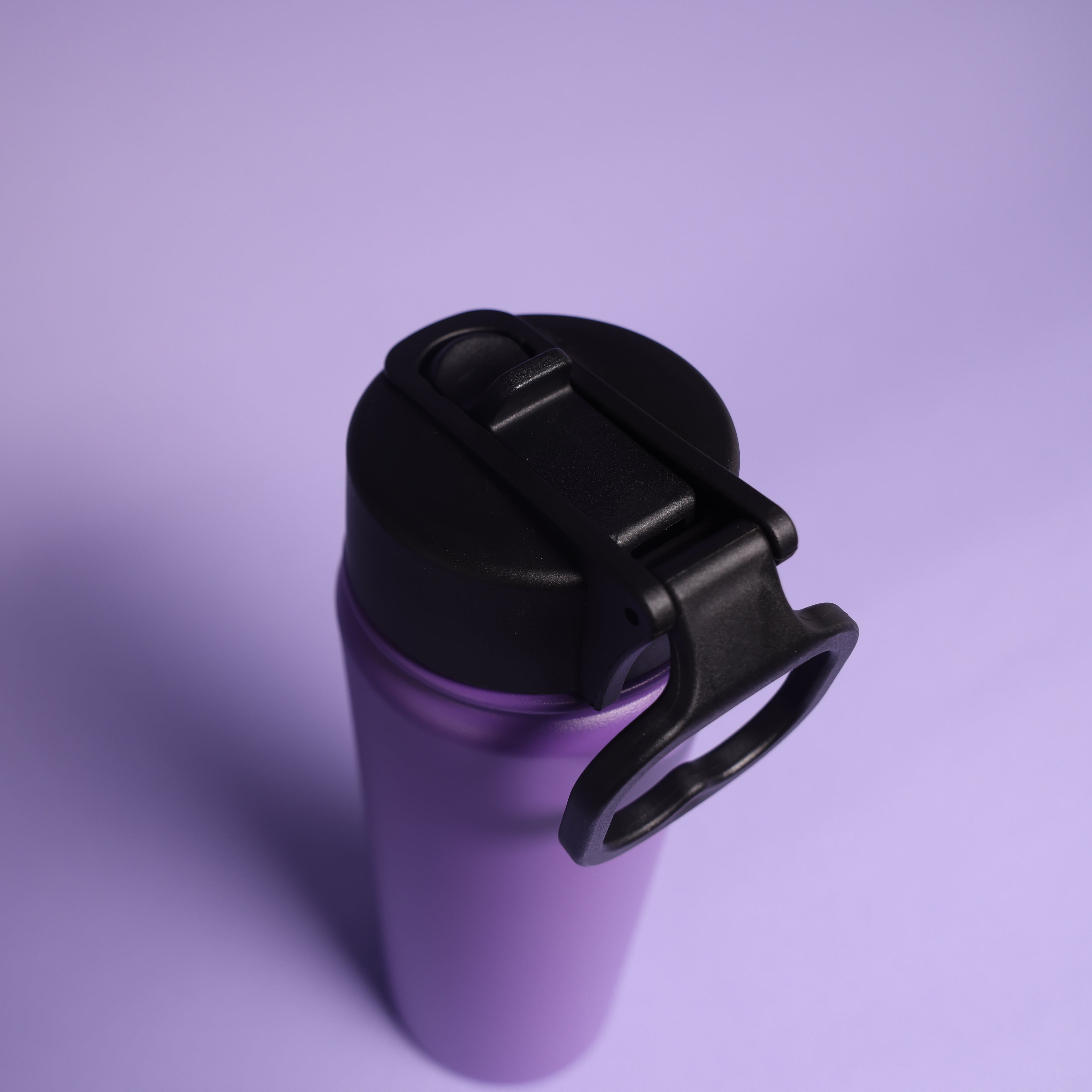 Versai Purple Stainless Steel Straw Water Bottle (500ml / 650ml / 1L)