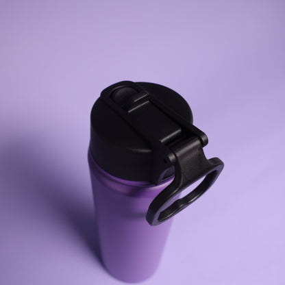 Versai Purple Stainless Steel Straw Water Bottle (500ml / 650ml / 1L)
